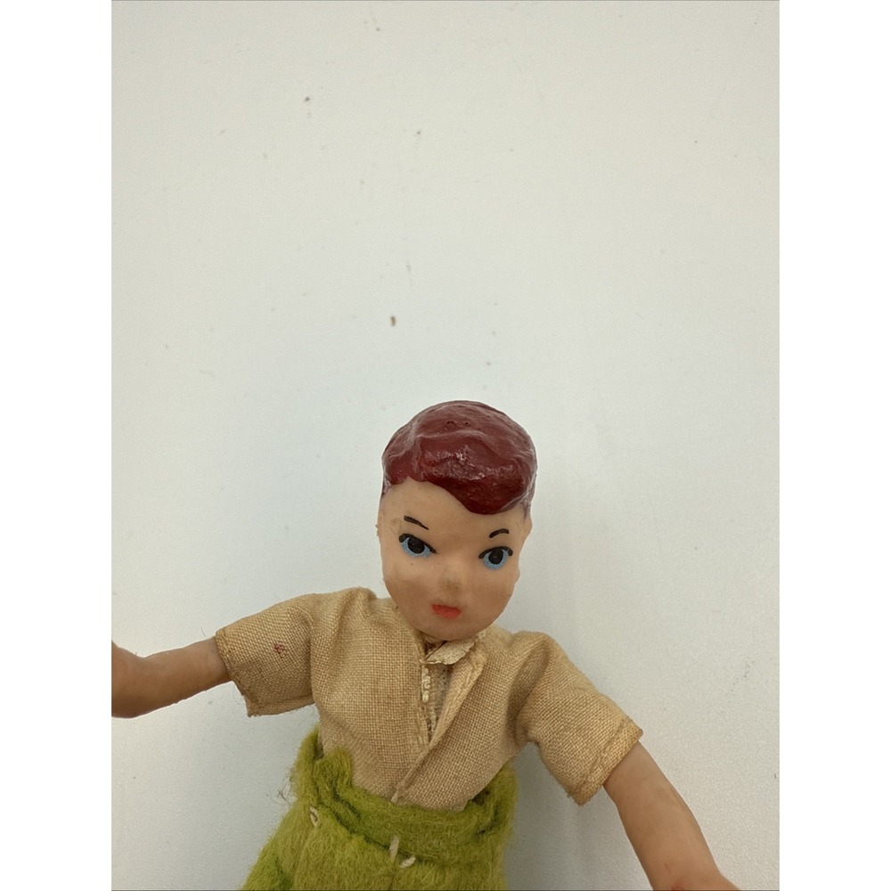 Vintage Doll Bendable 4"  Boy‎ Rubber? Caco? Dirty - Picture 2 of 8